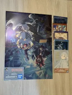 一番くじ 葬送のフリーレン　B賞 メタリックビジュアルシート　C賞　E賞　F賞