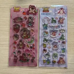 トイストーリー ロッツオ リトルグリーンメン ボンボンドロップシール 2点セット