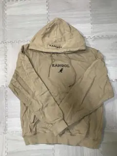 KANGOL ベージュ フード付きパーカー