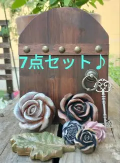 バラレリーフオーナメント　セメント製　ガーデンプレート　アンティーク風　モルタル バラレリーフオーナメント セメント製 ガーデンプレート
