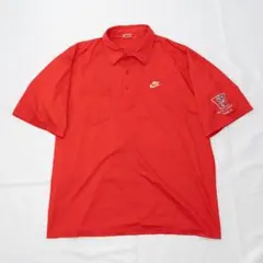 【希少】NIKE 銀タグ ポロシャツ XL 赤 ウィスコンシン バッキーのサムネイル