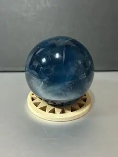 ブルーフローライト スフィア 天然石 置物 - メルカリ