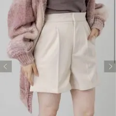 Kastane タック入りショートパンツ