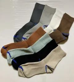 メンズ ソックス8色セット 24〜28㎝ 靴下