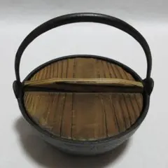 南部鉄器いろりすき焼き鍋型寛永通宝灰皿香炉線香アンティーク昭和レトロヴィンテージのサムネイル