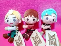 TinyTAN モアプラスくっつきぬいぐるみ~dynamiteV＆Jim＆RM