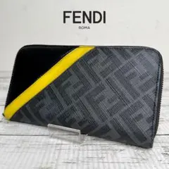 FENDI フェンディ ズッカ柄 ラウンドファスナー 長財布 美品のサムネイル