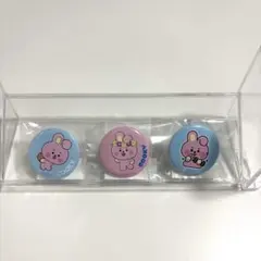 BTS BT21クッキー 缶バッジ 3個セット