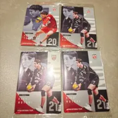 バレーボール 男子日本代表 ツインウエハース 山本×1 永露×3 計4枚セット