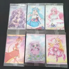 新品未開封　プリキュアカードウエハース8　ひろがるスカイ！プリキュア　６枚セット