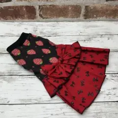 わんこ服【94】ワンピース ハンドメイド ニット 犬服 ワンコ服