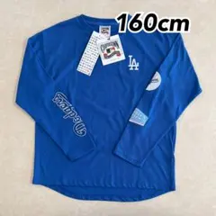 MLBドジャース キッズ 長袖Tシャツ カットソー ブルー 160cm①