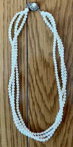 ホワイトパール 多重ネックレス