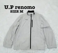 レノマ M ブルゾン グレー ジャケット ジップアップ 刺繍ロゴ [716]