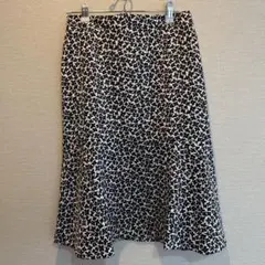23区 オンワード樫山 フレアスカート フラワー サイズ 高級 イタリア生地使用