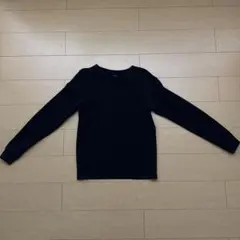 ネイビー クルーネック トレーナー