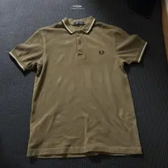FRED PERRY カーキ ポロシャツ Sサイズ