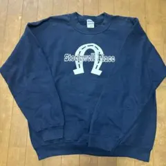 古着　トレーナー　紺色　L スエット