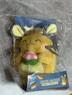Pokémon デデンネ EDIYA COFFEE ぬいぐるみ キーホルダー - メルカリ
