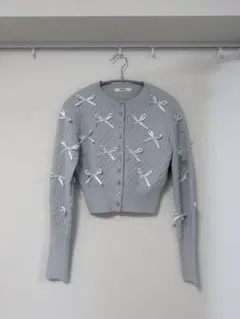 【美品】SNIDEL リボンモチーフカーディガン♡