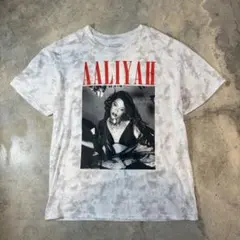 AALIYAH アリーヤ フォトプリント Tシャツ タイダイ