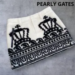 PEARLY GATES 総柄　ボアスカート　0