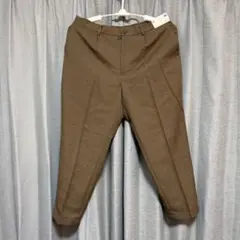 【新品】GU ワイドパンツ XXL ブラウン