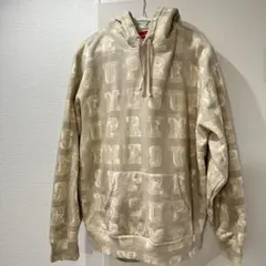 SUPREME シュプリーム パーカー 長袖 ベージュ 裏起毛