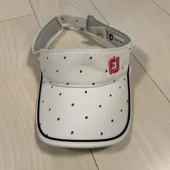 FJ バイザー ホワイト The Mark of a Player