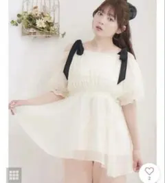 エムズエキサイト 肩リボン チュニック