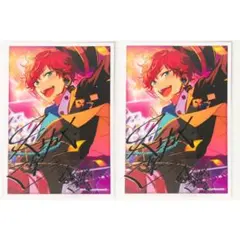 新品★あんスタ★ALKALOID【天城一彩】サインステッカー★2点セット