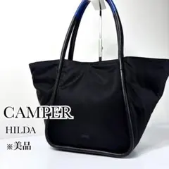 美品 カンペール トートバッグ ハンドバッグ ヒルダ ナイロン レザー A4のサムネイル