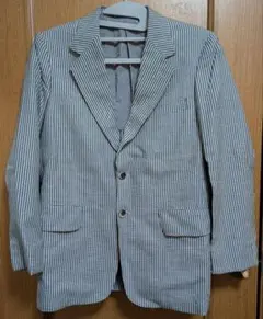 チェック柄 白黒チェック 古着 ジャケット