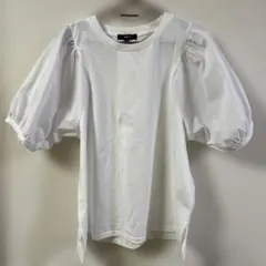 comme ca du mode ホワイト パフスリーブ カットソーのサムネイル