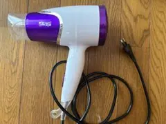 フィリピン対応ドライヤー DSP 折りたたみ式ヘアドライヤー ホワイト/パープル