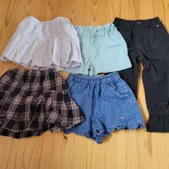 プティマイン キッズ服 5点セット スカート・ショートパンツ