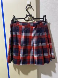 激レア Tommy Hilfiger 赤紺チェック スカート　XS