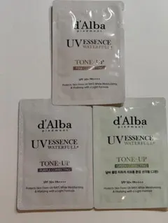 ダルバ UVエッセンス ウォーターフル トーンアップ 日焼け止め 3点