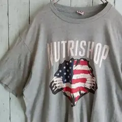 古着 アメリカ国旗 Optima COTTON WEAR Tシャツ L