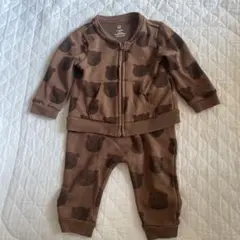 baby GAP クマ柄ベビー服 上下セット6-12ヶ月　70cm