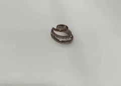 イヤーカフ　片耳　ピンクゴールド　金属アレルギー対応