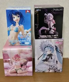 4個セット 美少女フィギュア プライズ