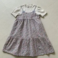 axes femme kids 花柄キャミワンピ 半袖ワンピース　140のサムネイル