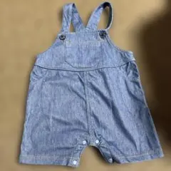 Kid's zoo⭐️80/オーバーオール/デニム柄