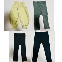 タイツ ズボンセット 女の子 85 90 100 秋冬まとめ売り