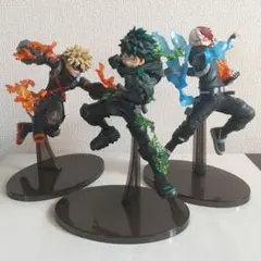 僕のヒーローアカデミア 緑谷出久 爆豪勝己 轟焦凍 フィギュア