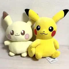 ピカチュウ ・ポケピースぬいぐるみ タグ付き