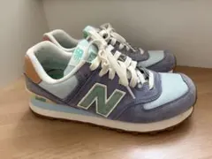 New Balance ニューバランス574 ライトブルー　スニーカー25.5