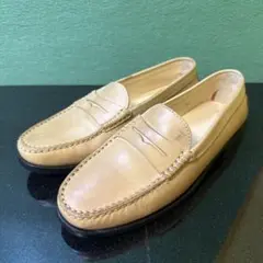 あ2⚫️ TOD'S トッズ レザー ローファー ベージュのサムネイル