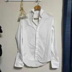 【結婚式】タキシード　ホワイト ドレスシャツ 長袖